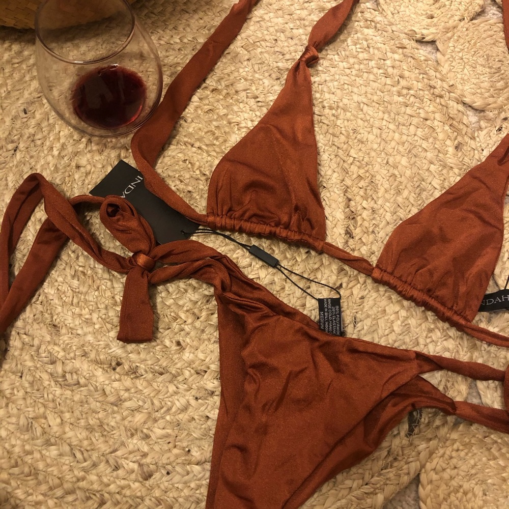 Indah Falco Bottoms in Henna